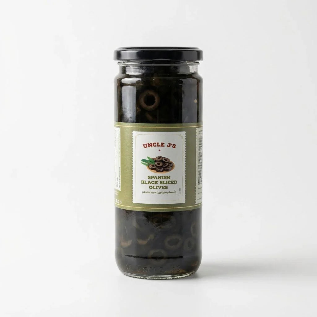 Spanish Black Sliced Olives 445g