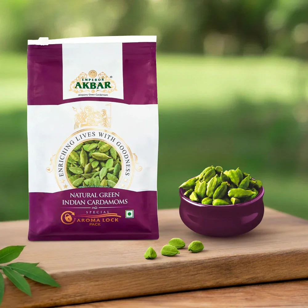 Emperor Akbar Natural Green Indian Cardamoms